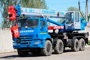 Автокран, 32 тонны