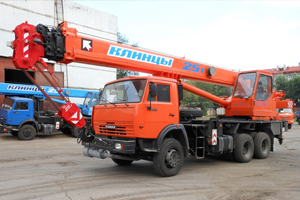 Автокран, 25 тонн